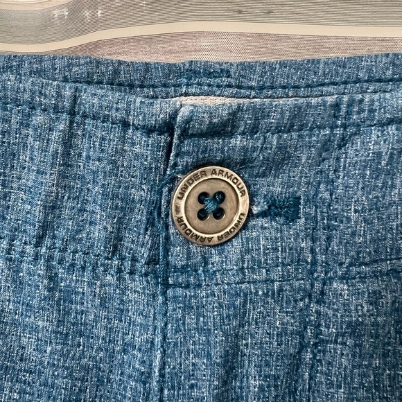 Under Armour Blue Golf Shorts - Picture 6 of 11